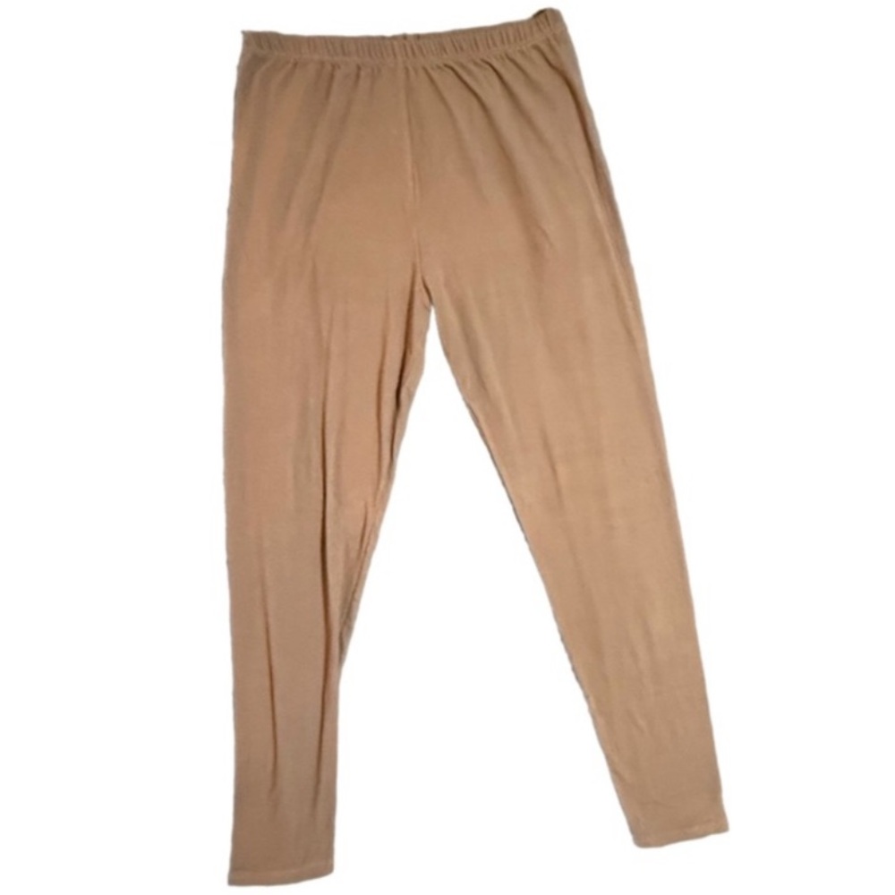 ✨ Butter Soft Plus Size Leggings 3X | Pink, Brown, Mint | Cozy Lounge - Picture 5 of 9